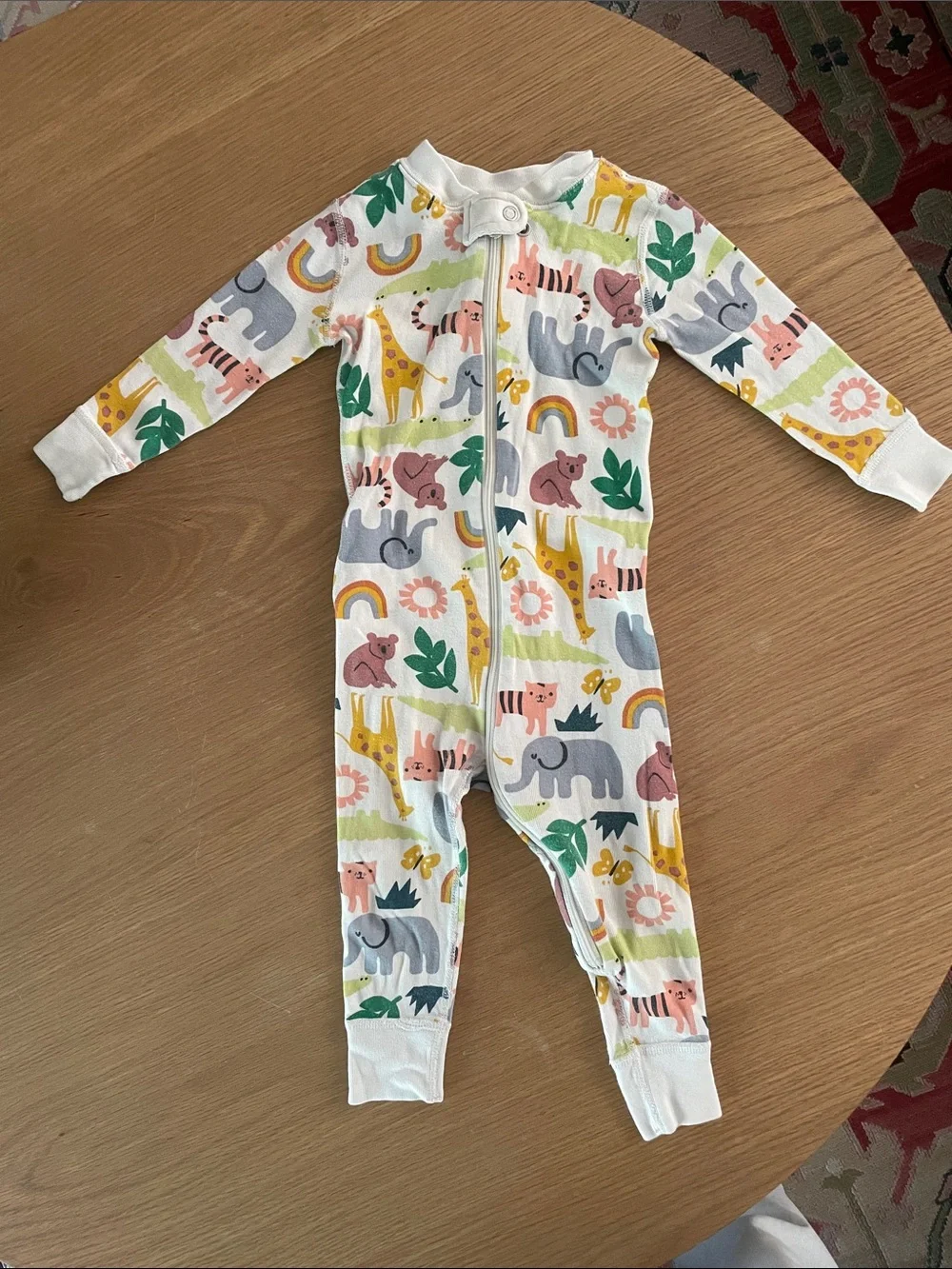Hanna Andersson zipper pajamas- 18-24 months